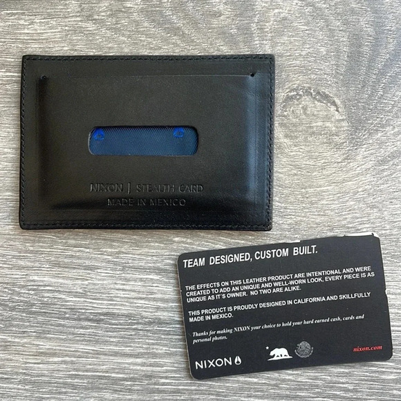 Nixon Stealth Slim Card Wallet, black - Picture 4 of 4